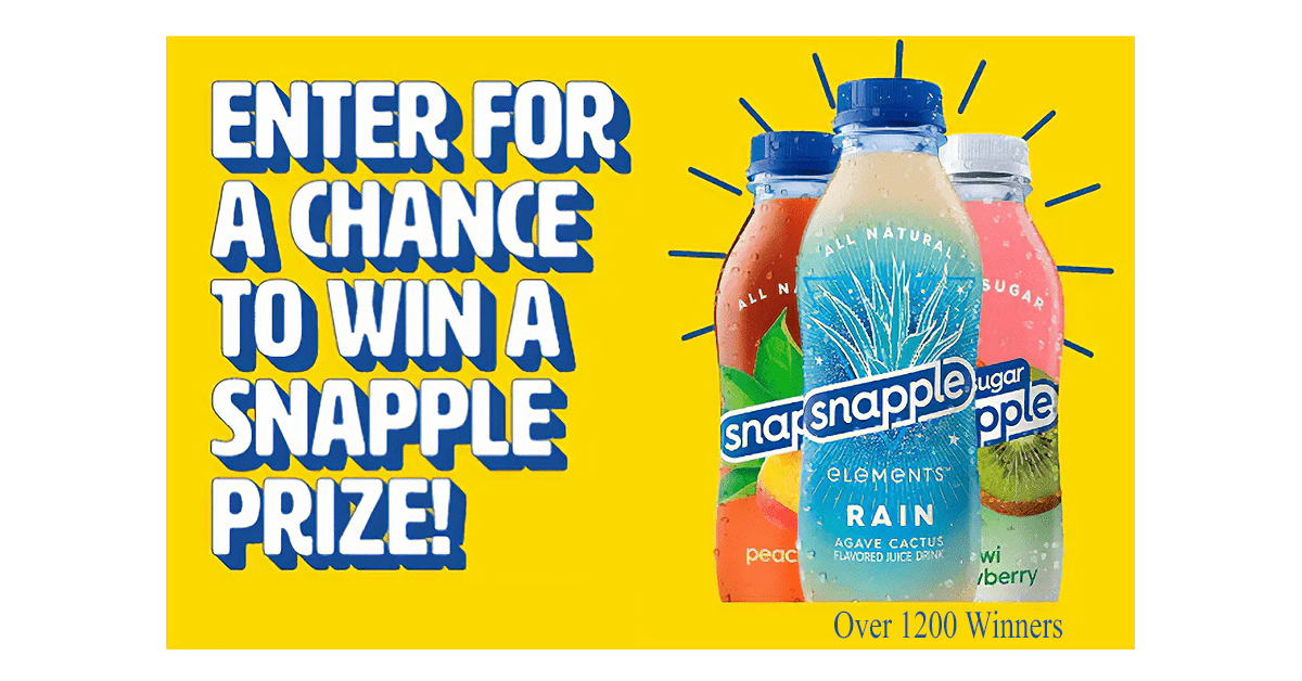 2023 Snapple Instant Win Game