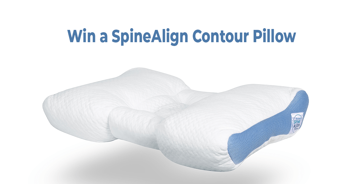 SpineAlign Contour Pillow Giveaway