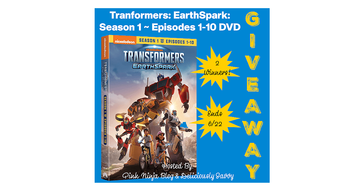 Tranformers: EarthSpark Season 1 on DVD Giveaway
