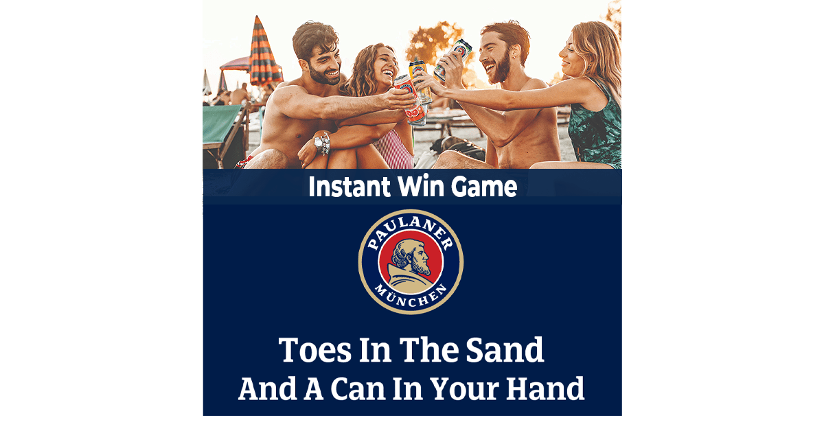Paulaner Message In A Can Instant Win Game