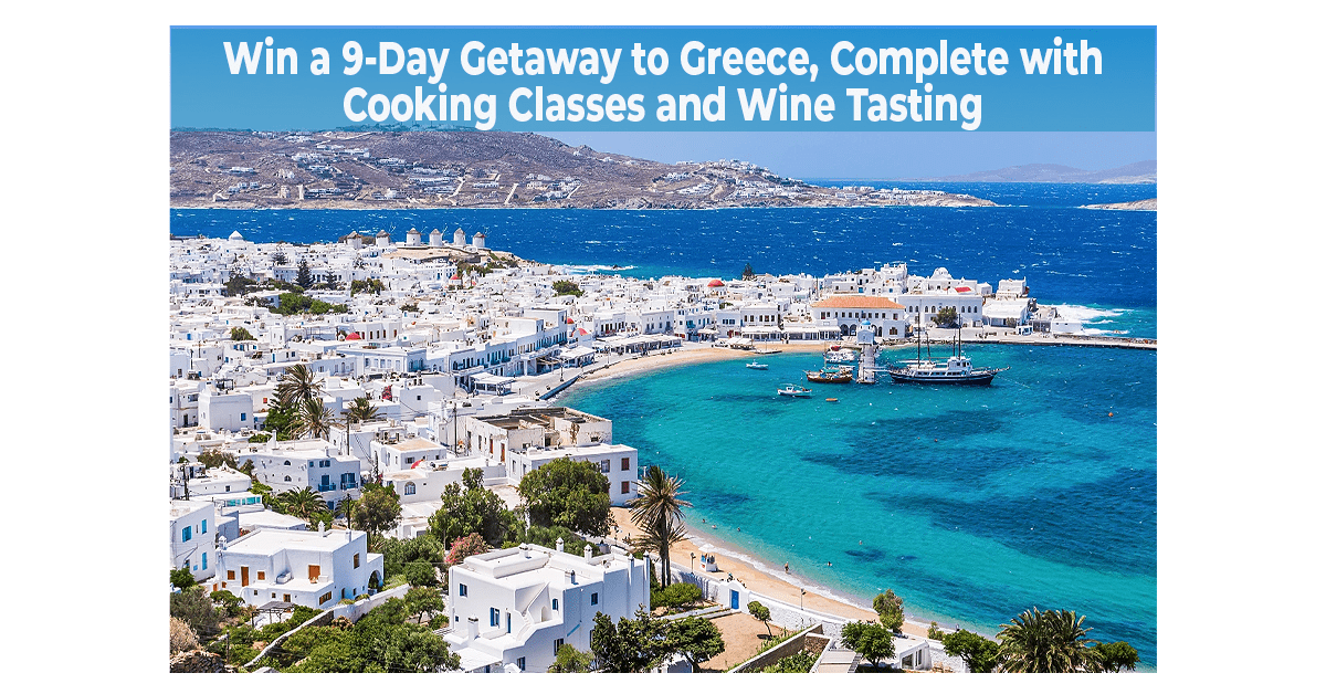 Pearls Olives Greece Sweepstakes