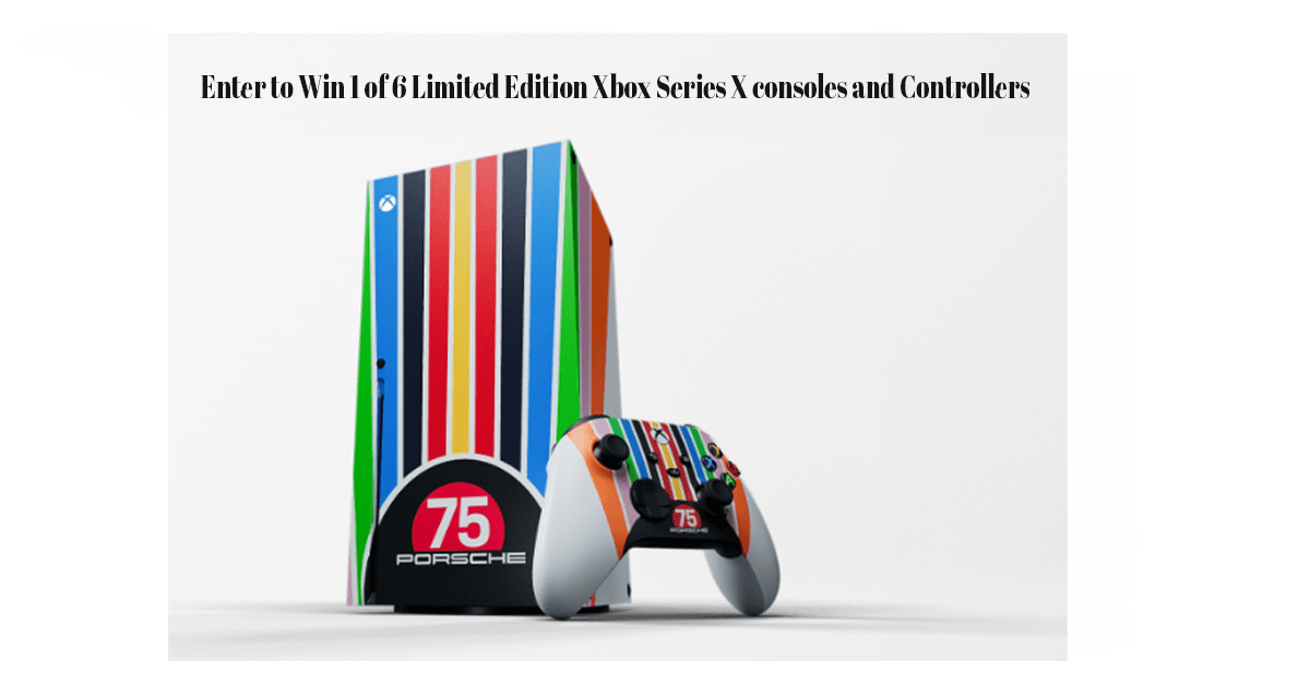 Win a Limited Edition Porsche Xbox Series X console