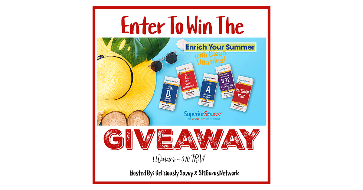 Clean Vitamins From Superior Source Giveaway