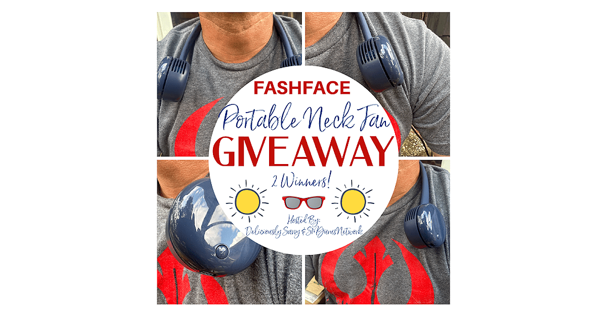 FASHFACE Portable Neck Fan Giveaway