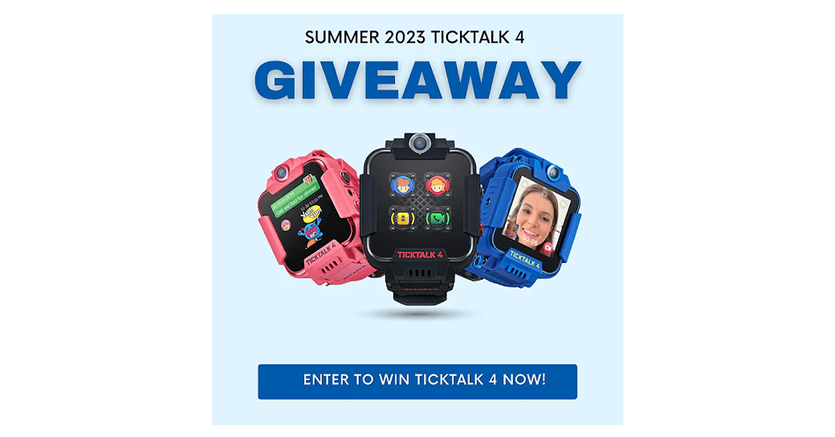 TickTalk Children’s Smartwatch Giveaway